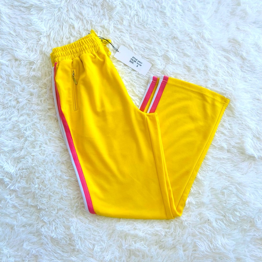 🤍New! Dance and Marvel Yellow Track Pants - Picture 5 of 10